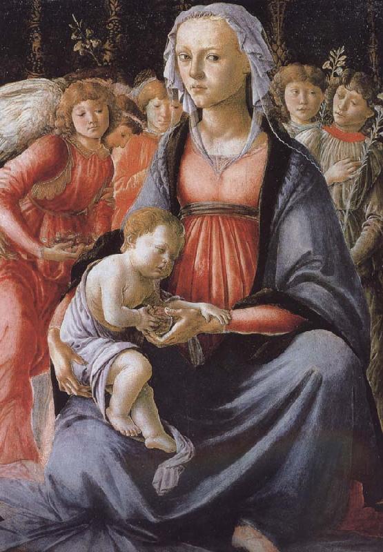 Sandro Botticelli Our Lady of Angels with five sub